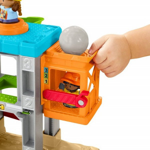Set de joaca Fisher-Price Little People - Santierul de constructii - Img 6