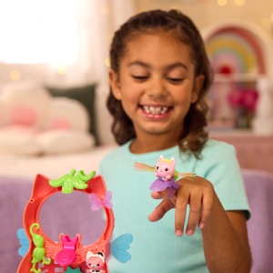 Set de joaca Gabbys Dollhouse Fairylandia, figurine si accesorii, multicolor, 29.21x25.72x8.57cm - Img 5
