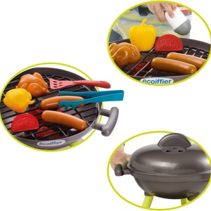 Set de joacă grătar cu accesorii, Ecoiffier, multicolor, 49x36x16cm  - Img 9