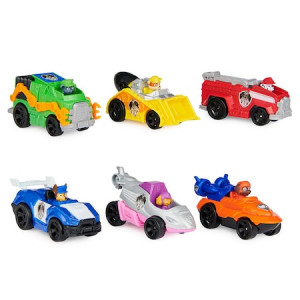 Set de joaca Paw Patrol - Movie Vehicles, 6 masinute metalice - Img 2