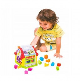 Set de joaca pentru copii MalPlay, Casuta cu forme, pian, lumini si sunete - Img 3