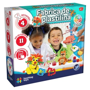 SET FABRICA DE PLASTILINA CU ANIMALE