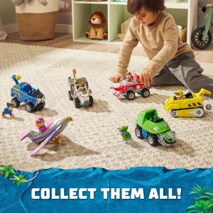 Set Figurina cu Vehicul Paw Patrol Jungle Pups Deluxe, Skye Falcon - Img 8