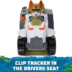 Set Figurina cu Vehicul Paw Patrol Jungle Pups Deluxe, Tracker’s Monkey Vehicle - Img 8