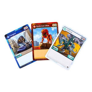 Set începător Bakugan cu 3 piese - Pyrus Hydorous, Aquos Fengzor, Haos Nillious - Img 3