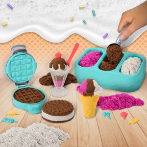 Set Kinetic Sand-Inghetata si Prajiturele Colorate si Parfumate - Img 8