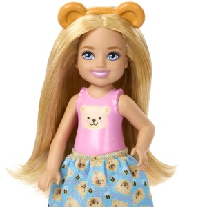 Set papusi Barbie Family and Friends Chelsea, petrecere cu ceai, accesorii picnic, multicolor, 30.5x24x8cm - Img 10
