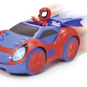 SPIDEY PRIETENII EXTRAORDINARI MASINUTA CU TELECOMANDA WEB RACER SCARA 1:18 - Img 4