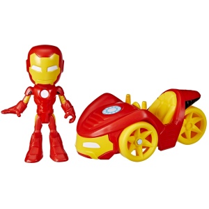 SPIDEY PRIETENII EXTRAORDINARI SET VEHICUL SI FIGURINA IRON MAN - Img 7