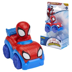SPIDEY SI PRIETENII LUI UIMITORI MARVEL SUPER ROLLERS SET FIGURINA SPIDEY CU VEHICUL 5.5CM - Img 5