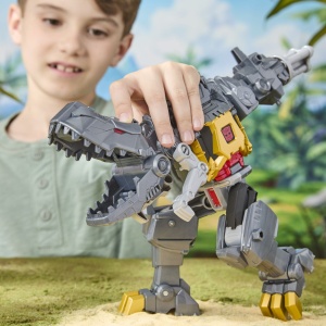 TRANSFORMERS CYBERWORLD ROBOT GRIMLOCK TRANSFORMABIL IN DINOZAUR - Img 3