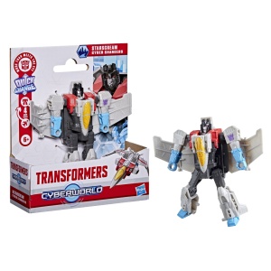 TRANSFORMERS CYBERWORLD ROBOT STARSCREAM CONVERTIBIL 10CM - Img 9