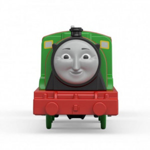 Trenulet Henry Locomotiva Motorizata cu Vagon Thomas&Friends Track Master - Img 4