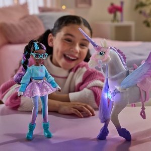 UNICORN ACADEMY SET MAGIA PIETRELOR PRETIOASE PAPUSA LAYLA SI UNICORNUL GLACIER - Img 5