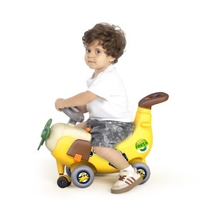 AVION INTERACTIV 4 IN 1 RIDE ON SI MANER DE IMPINGERE BANANA - Img 4
