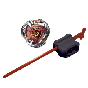 BEYBLADE X LET IT RIP SET LANSATOR SI ROATA HAMMER INCENDIO 3-70H - Img 10