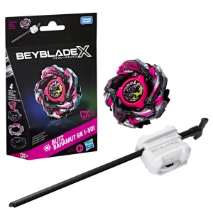 BEYBLADE X SET LANSATOR SI ROATA BLITZ BAHAMUT BK 1-50I
