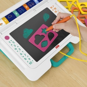 Birou de Invatare interactiv, Fisher Price, multicolor, 30.5x31.5x8cm - Img 10