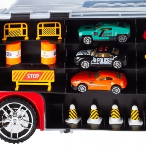 Camion cu masini MalPlay cu 23 de elemente si joc de masa - Img 5