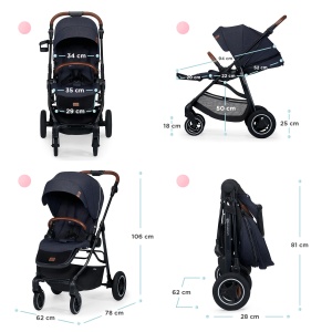 CARUCIOR KINDERKRAFT ALL ROAD, IMPERIAL BLUE - Img 8