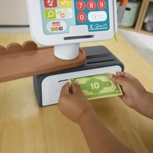 Casa de marcat Fisher Price, interactiva, 15 butoane luminoase, culori, 29x25.5x9.5cm  - Img 10
