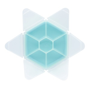 CUTIE SNACK HEXAGON SNACKLE 6 COMPARTMENTE, MELII, BLUE - Img 3