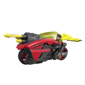 DC SET FIGURINA ROBIN SI MOTOCICLETA CU ACCESORII - Img 6