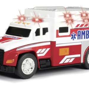 DICKIE TOYS AMBULANTA CU LUMINI SI SUNETE 15CM - Img 6
