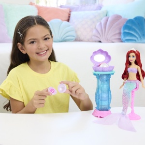 DISNEY PRINCESS PAPUSA ARIEL SI MASUTA DE MACHIAJ CU SURPRIZE - Img 10