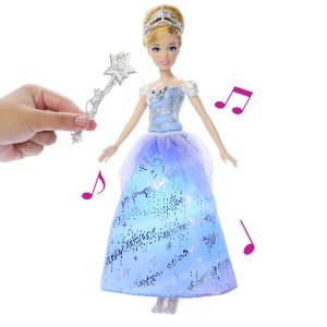 DISNEY PRINCESS PAPUSA CENUSAREASA INTERACTIVA CU ROCHIE LUMINOASA - Img 4