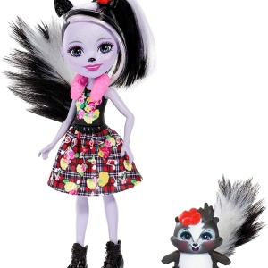 ENCHANTIMALS PAPUSI CU ANIMALUTE SAGE SKUNK SI CAPER - Img 2