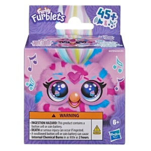 Figurina interactivă Furby Furblets Boo Kin Halloween, roz, 12.7x9.5x5.4cm - Img 2