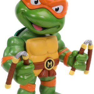 Figurina metalica Simba Michelangelo Testoasele Ninja multicolor 10x20x7.62cm - Img 4