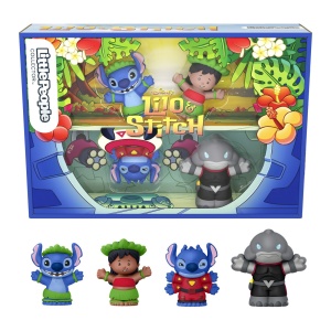 FISHER PRICE LITTLE PEOPLE COLLECTOR DISNEY LILO SI STITCH SET 4 FIGURINE - Img 7