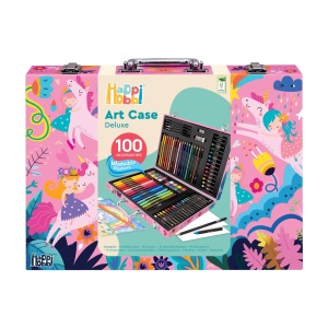 HAPPI HOBBI ART CASE SET DE DESEN DELUXE CU 100 DE ACCESORII FANTEZIE UNICORNI - Img 2
