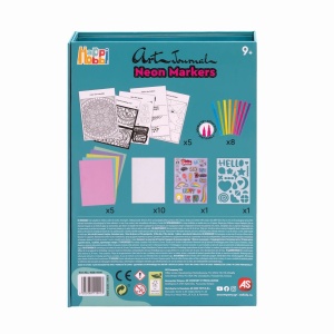 HAPPI HOBBI JURNAL ARTISTIC CU MARKERE NEON - Img 7
