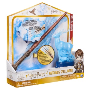 HARRY POTTER WIZARDING WORLD PATRONUS SPELL WAND BAGHETA LUI HARRY 33CM - Img 5