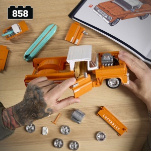 HOT WHEELS ELITE SERIES SET DE CONSTRUCTII CAMIONETA PERSONALIZATA CHEVROLET 1962 - Img 5