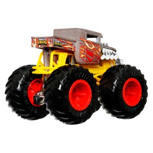 HOT WHEELS MONSTER TRUCK CAMION BONE SHAKER CU CULORI SCHIMBATOARE SCARA 1:64 - Img 4