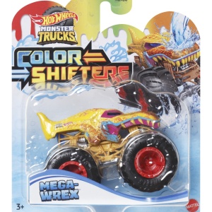 HOT WHEELS MONSTER TRUCK CAMION MEGA WREX CU CULORI SCHIMBATOARE SCARA 1:64