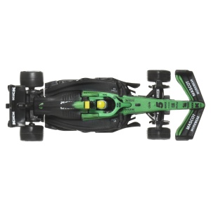 HOT WHEELS PREMIUM REAL RIDERS FORMULA 1 2024 MASINUTA METALICA KICK SAUBER F1 TEAM NUMARUL 5 SCARA 1 LA 64 - Img 6