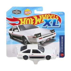 HOT WHEELS XL MASINUTA METALICA TOYOTA AE86 SPRINTER TRUENO 1987 SCARA 1 LA 43 - Img 2