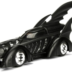 JADA DC SET BATMAN FOREVER FIGURINA BATMAN SI MASINUTA METALICA BATMOBILE SCARA 1 LA 24 - Img 2