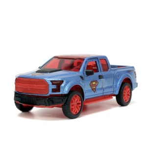 JADA DC SET FIGURINA METALICA SUPERMAN SI MASINUTA 2017 FORD F 150 RAPTOR SCARA 1:32 - Img 2