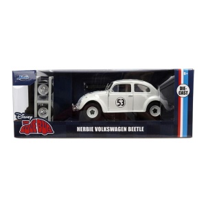 JADA DISNEY THE LOVE BUG MASINUTA METALICA HERBIE VOLKSWAGEN BEETLE SCARA 1 LA 24 - Img 1