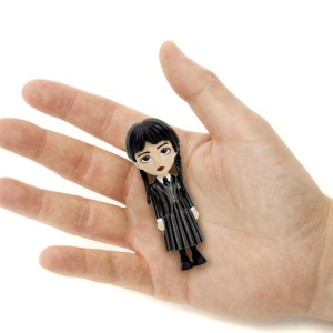 JADA WEDNESDAY SET 4 FIGURINE METALICE 6.5CM - Img 3