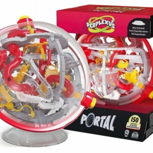 Joc de societate, Spin Master, Perplexus Portal, 150 etape, multicolor, 26.67x22.86x20.96cm