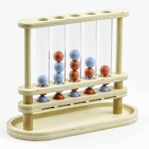 JOC MARBLES NEWTON 5 IN LINIE DIN LEMN - Img 4