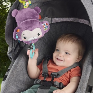 Jucărie interactivă Fisher Price, maimuțică muzicală, multicolor, 24x16x10cm - Img 5