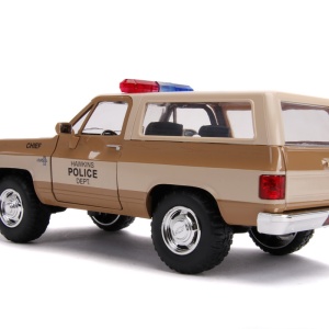 MACHETA METALICA 1980 CHEVY POLICE K5 SCARA 1 LA 24 - Img 4